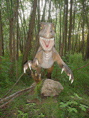 Velociraptor im Dinopark F&uuml;rth