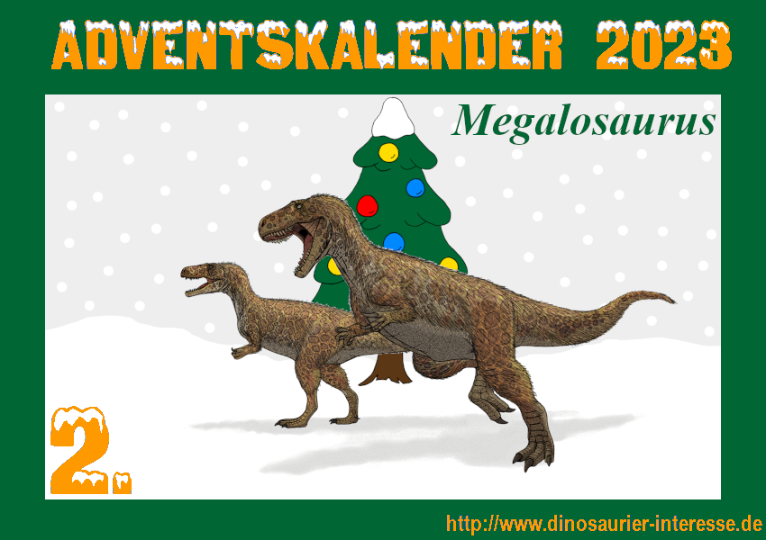 Adventskalender 2023 Kl-02_Megalosaurus