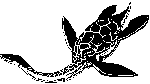 Quelle: Black and White Dinosaur Clipart   ---    Pliosaurus